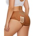 Zimi Collection Butt Lifter Panties Underwear for Women with Removable Pads Seamless Booty Pads Hip Enhancer Panty