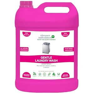zimmer aufraumen laundry liquid detergent - front load machine bio-degradable safe for babies amp pets low foam ph balanced with fabric conditioner and fragrance 55 l