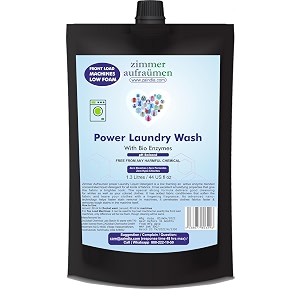zimmer aufraumen laundry liquid detergent - front load machine bio-degradable safe for babies amp pets low foam ph balanced with fabric conditioner and fragrance 125 liters