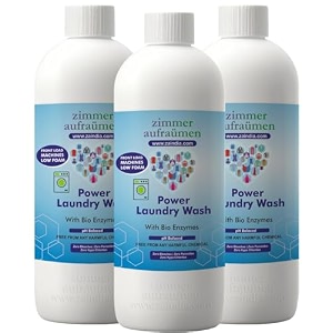 zimmer aufraumen laundry liquid detergent for top load machine amp bucket manual wash with bio enzymes amp lavender extracts 1 litres