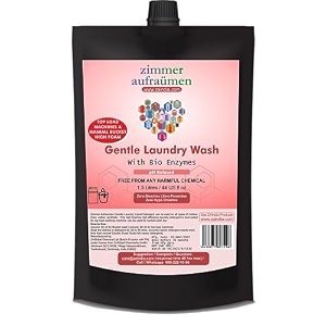 zimmer aufraumen laundry liquid detergent for top load machine amp bucket manual wash with bio enzymes amp lavender extracts 125 l pouch