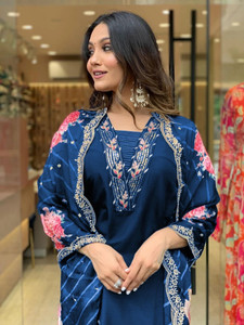 Zinariya Fab Women Kurta Pant Dupatta Set
