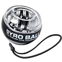 Zinc Self-Starting Gyro Ball – Wrist & Forearm Exerciser for Strength Training, Hand Grip & Muscle Recovery – Fitness Wrist Ball for Arm, Finger, and Wrist Workout – Silver