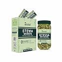 Zindagi Stevia Dry Leaves &amp; Stevia Sachets | Stevia Sugar Free &amp; Zero Clorie Sweetener | Stevia Combo Pack