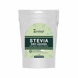 zindagi stevia dry leaves  zero calorie amp sugar free stevia sweetener  100gm