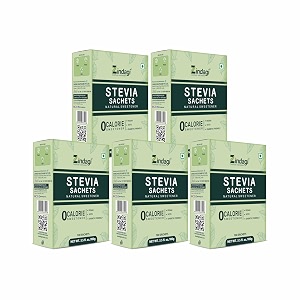 zindagi stevia powder sachets  natural stevia leaves extract powder  zero calorie sweetener  500 sachets