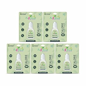 zindagi stevia sugar free drops  natural stevia sweetener  zero calorie sugar  pack of 5
