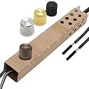 Zing Ear ZE-02 Rotary Dimmer Switch for Floor Torchiere Lamps, Halogen Lamps, Incandescent Lamps,500WMax. 120VAC Knob Switch Replacement Kit-Black