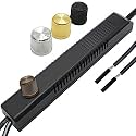 Zing Ear ZE-02A Rotary Dimmer Switch for Floor Torchiere Lamps, Halogen Lamps, Incandescent Lamps,500WMax. 120VAC Knob Switch Replacement Kit-Black Plastic Shell