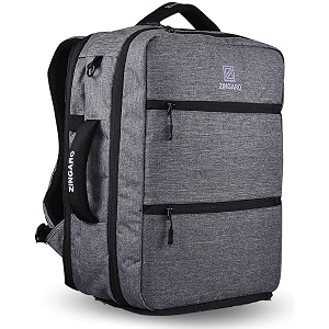 zingaro large 40l waterproof anti-theft work office travel premium stylish laptop 151617 inch backpacks bags for men women