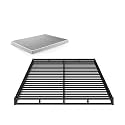 Zinus 4 Inch Low Profile Quick Lock Smart Box Spring/Mattress Foundation/Strong Steel Structure/Easy Assembly, Full, White