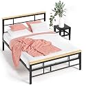 Zinus Marcia Urban Metal and Wood Platform Bed, Twin