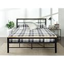 Zinus Marcia Urban Metal and Wood Platform Bed, King