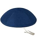 Zion Judaica Deluxe Linen Kippah Kids Yamakas Mens Ceremony Yarmulkes W/Clips