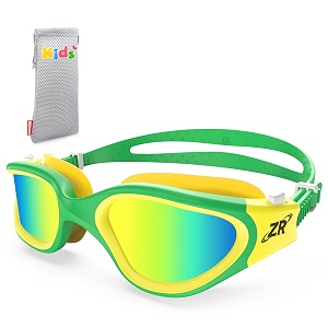 zionor kids swim goggles g1 mini uv protection anti-fog polarized swimming goggles for age 6-14