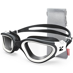 zionor swim goggles g1 se swimming goggles anti-fog for adult men women uv protection no leaking clear lens