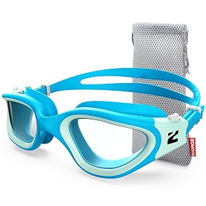 zionor swim goggles g1 se swimming goggles anti-fog for adult men women