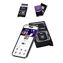 Zip-Tap NFC Digital Contact Exchange Wallet, Matte Purple