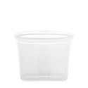 Zip Top Reusable Food Storage Bags | Sandwich Bag [Frost] | Silicone Meal Prep Container | Microwave, Dishwasher and Freezer Safe | Made in the USA