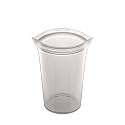 Zip Top Reusable Food Storage Bags | Large Cup [Gray] | Silicone Meal Prep Container | Microwave, Dishwasher and Freezer Safe | Made in the USA