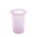 Zip Top Reusable Food Storage Bags | Large Cup [Lavender] | Silicone Meal Prep Container | Microwave, Dishwasher and Freezer Safe | Made in the USA