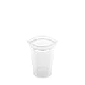 Zip Top Reusable Food Storage Bags | Small Cup [Frost] | Silicone Meal Prep Container | Microwave, Dishwasher and Freezer Safe | Made in the USA