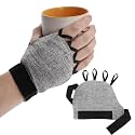 Zipcase Weighted Gloves for Tremors to Provide Hand Stability,Perfect Writing Weights &amp; Hand strenthening Tool, Gray