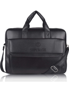zipcraze men black messenger bag