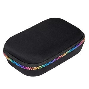 ZIPIT Black Pencil Box for Girls Cute