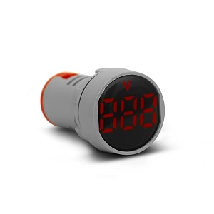 zipp digital volt metar display gauge volt voltage meter indicator lamp tester measuring range ac voltagecurrent meter led display voltmeter range- 20-500v ac 20-500v square red