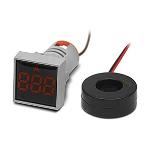 zipp ammeter signal lights digital display gauge current meter indicator lamp tester measuring range 0-100a