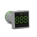 ZIPP Volt Metar Digital Display Gauge Volt Voltage Meter Indicator Lamp Tester Measuring Range AC Voltage/Current Meter LED Display Voltmeter Range- 20-500V (AC 20-500V Square Green)