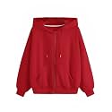 Zipper Solid Black Full Sleeves Hooded Neck
