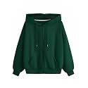 Zipper Solid Black Full Sleeves Hooded Neck
