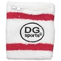 Zipper Sweatband Wristband (White)