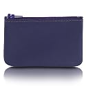 Zippered Coin Pouch, Change holder For Men/Woman made with Genuine Leather, Coin Purse, Pouch Size 4x2.5 inches, Made IN USA (Brown)