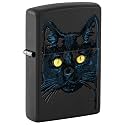 Zippo Black Cat Design Windproof Pocket Lighter