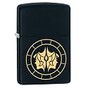 Zippo Gemini Zodiac Sign Black Matte Pocket Lighter