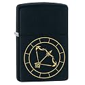 Zippo Sagittarius Zodiac Sign Matte Design Pocket Lighter Windproof Stylish Premium Metal Body Eco Environment-Friendly Unique Stylish Travel Friendly