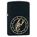 Zippo Scorpio Zodiac Sign Matte Design Pocket Lighter Windproof Stylish Premium Metal Body Eco Environment-Friendly Unique Stylish Travel Friendly