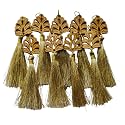 Zippy Flora Mini Cotton Handmade Tassels for DIY/Decor/Saree/Dupatta, Pack of 10