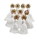 Zippy Flora Mini Cotton Handmade Tassels for DIY/Decor/Saree/Dupatta, Pack of 10