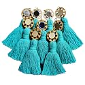 Zippy Flora Mini Cotton Handmade Tassels for DIY/Decor/Saree/Dupatta, Pack of 10