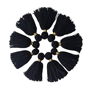 zippy flora thick woolen tassels for diydecoroutfits pack of 5 baby pink