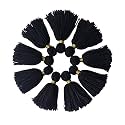 Zippy Flora Thick Woolen Tassels for DIY/Decor/Outfits (Pack of 10, Baby Pink)