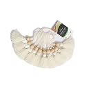Zippy Flora Handmade Woolen Tassels for Home Decor, Pack of 10 White Decorative Tassel Set for Curtains, Wall Hanging, Gift Wrapping, Crafts & DIY Decoration
