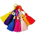 Zippy Flora Handmade Woolen Tassels – Pack of 10 | Vibrant Multicolor Decorative Tassels for DIY Crafts, Home Décor, Wall Hangings, Gift Wrapping &amp; Creative Handmade Projects