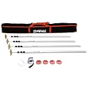 ZIPWALL SLP4 12 Ft Dust Barrier Poles for Remodeling (4-Pack), Silver