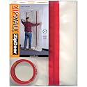 ZIPWALL ZDC Commercial ZipDoor Kit, , red ,1 Count(Pack of 1)