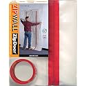 ZIPWALL ZDC-PK12 ZipDoor Door kit dust Containment, 12 Pack, Clear, 12 Count